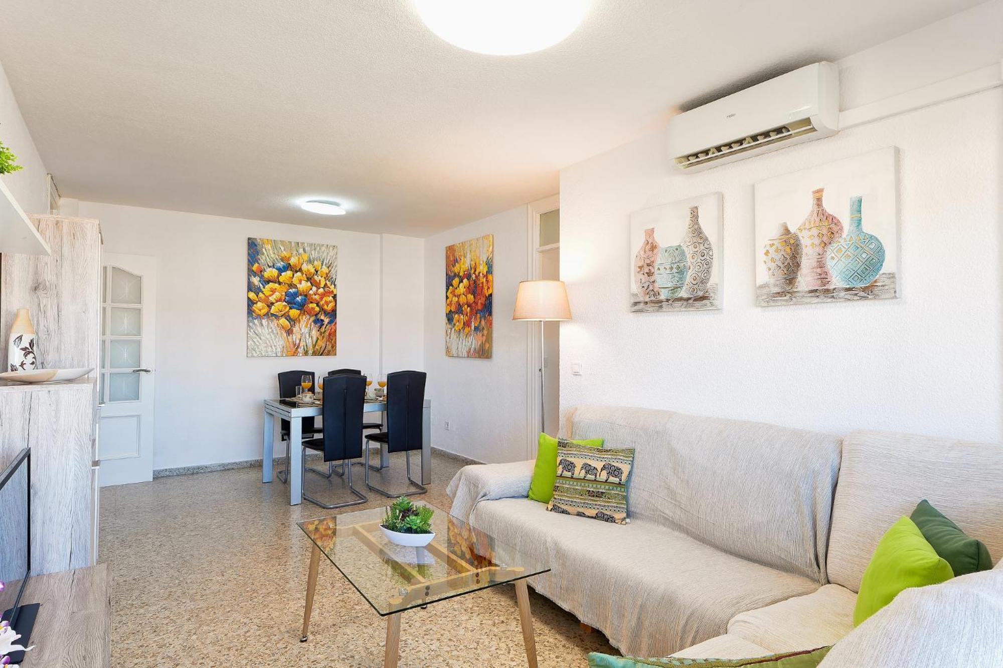 Luminoso Apartamento/ 5 Minutos De La Playa Malaga Luaran gambar