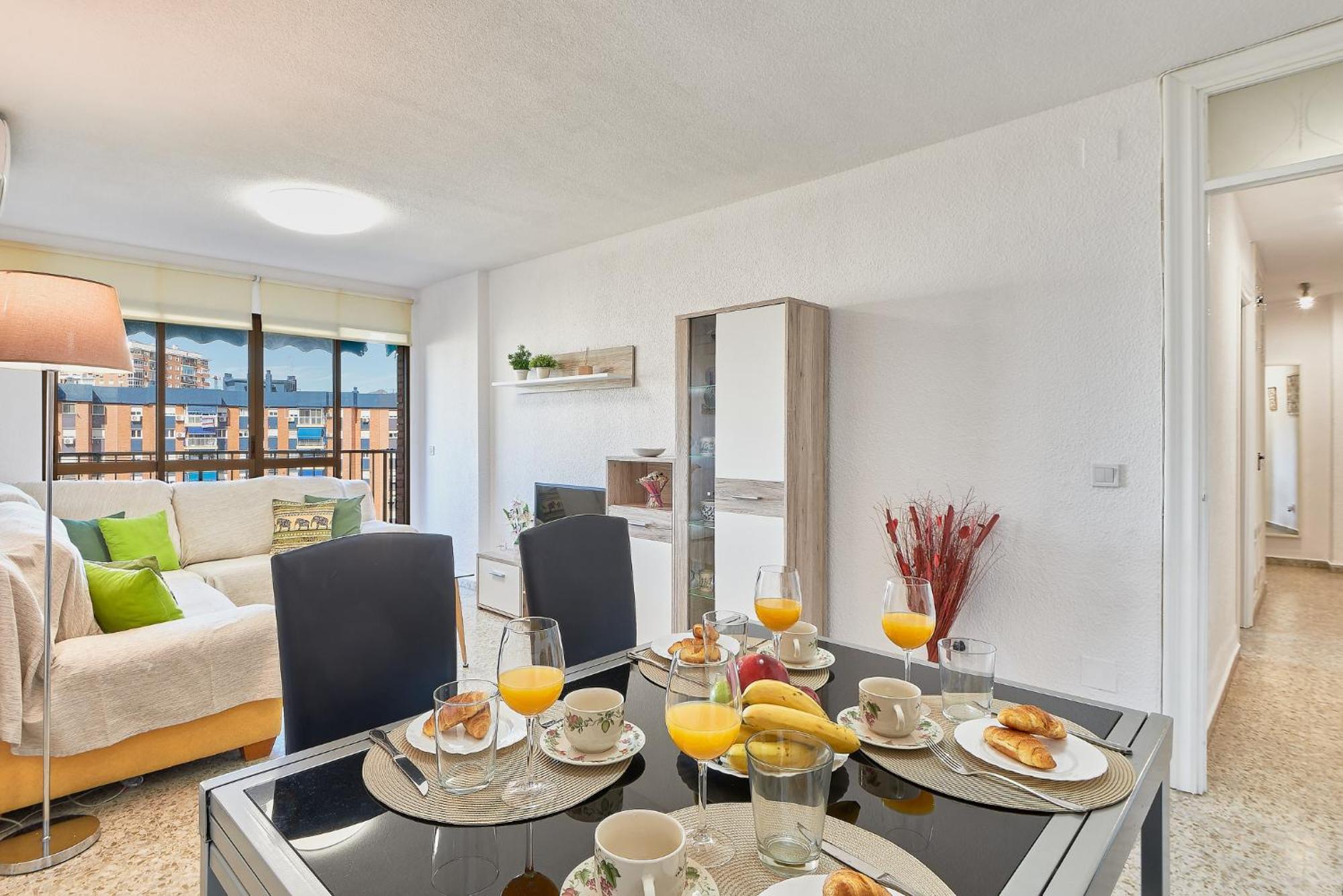 Luminoso Apartamento/ 5 Minutos De La Playa Malaga Luaran gambar